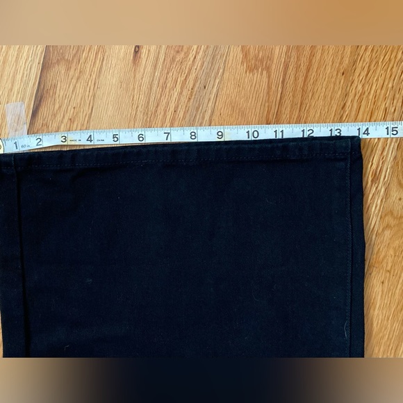 Cider Denim High Waist Wide Leg  Black Jeans, XL, NWOT - Picture 8 of 8